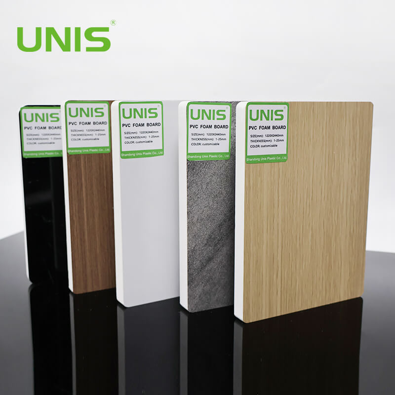 UNIS لوح فوم PVC 10 ملم لون أبيض 18 ملم 15 ملم