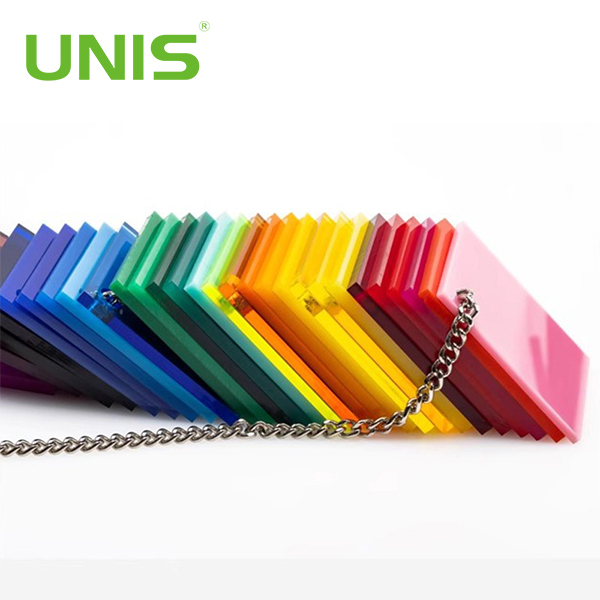 UNIS صفائح أكريليك ملونة 3 مم 4 قدم × 8 قدم