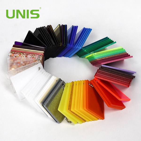 UNIS أوبال وألواح أكريليك ذات ألوان بيضاء